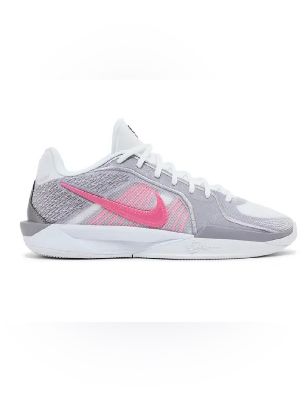 Nike Sabrina 2 Lily (GS) FQ7376-101 Kids US 4Y White Gray Basketball Shoes